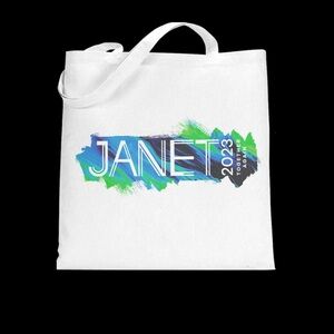 Janet Jackson Together Again 2023 Tour Canvas Tote - Brand New